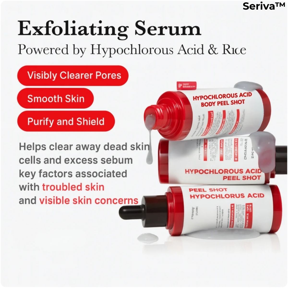 Seriva™ Hypochlorous Acid Peel Shot Face & Body Set