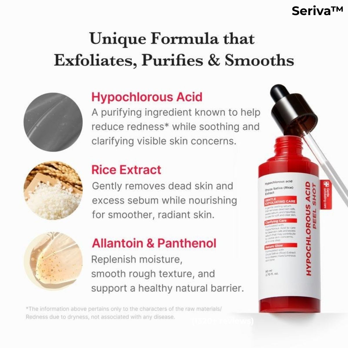 Seriva™ Hypochlorous Acid Peel Shot Face & Body Set